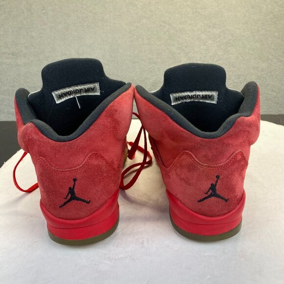 Nike Air Jordan 5 Retro Red Suede GS Size 6.5Y Basketball Shoes 440888-602 main image 15